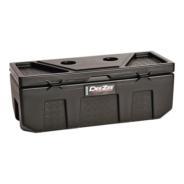 DEE ZEE DZ6535P Storage Chest, 3.6 cu-ft, 35 in L, 14 in W, 13 in H, Poly, Black
