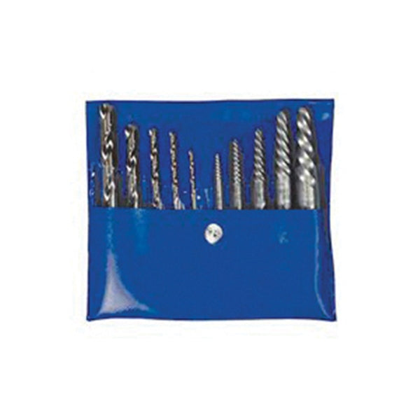 IRWIN 11117 Extractor and Drill Bit, 10-Piece, Cobalt, Specifications: Spiral Flute