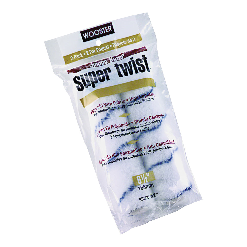 WOOSTER RR306-6 1/2 Paint Roller Cover, 6-1/2 in L, Polyamide Cover