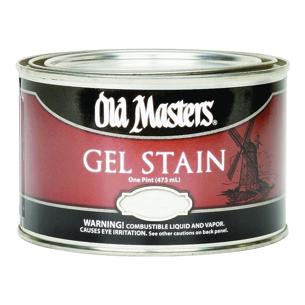 Old Masters 81808 Gel Stain, American Walnut, Liquid, 1 pt, Can