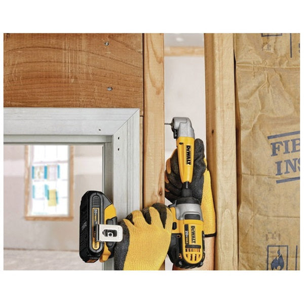 DeWALT DWARA100 Drill Adapter, Right Angle, Metal, Yellow