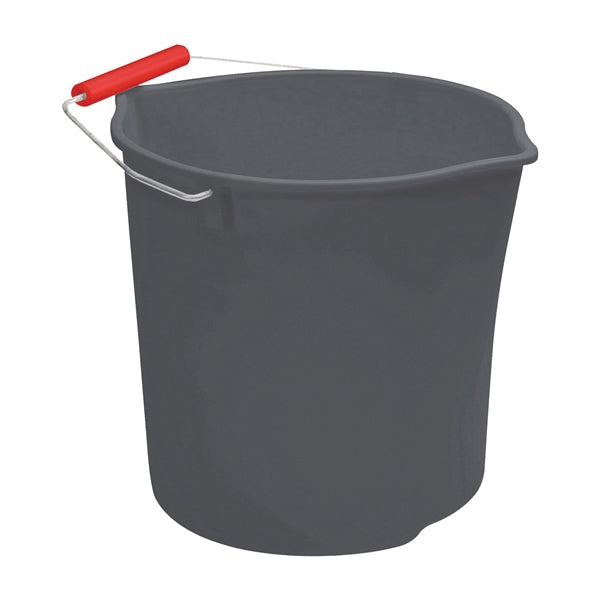 Rubbermaid Neat N Tidy 1899403 Bucket, 11 qt Capacity, Plastic, Black