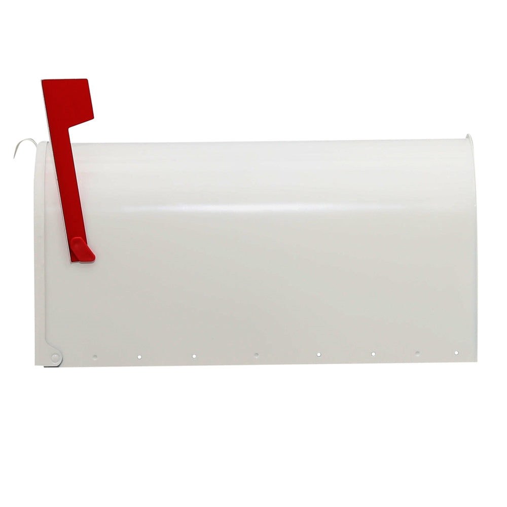 Gibraltar Mailboxes Elite Series E1600W00 Mailbox, 1475 cu-in Capacity, Galvanized Steel, Powder-Coated, 8.7 in W, White