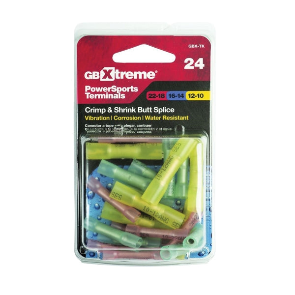 GB Xtreme GBX-TK Terminal Kit, 600 V, 22 to 10 AWG Wire, Blue/Red/Yellow