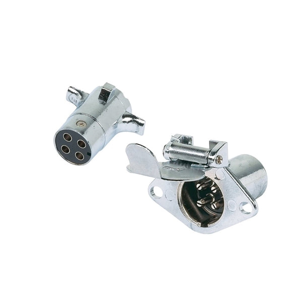 HOPKINS 48295 Light Connector Set, 4-Pole, Zinc