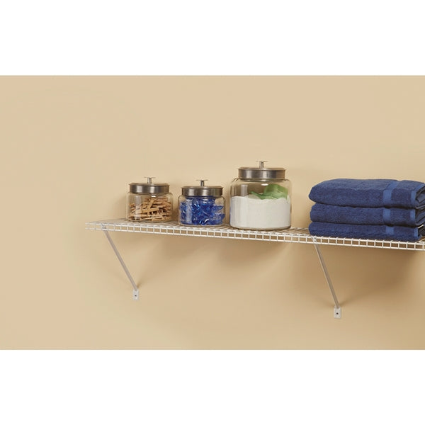 ClosetMaid 1041 Shelf Kit, 48 in L, 12 in W, Steel, White