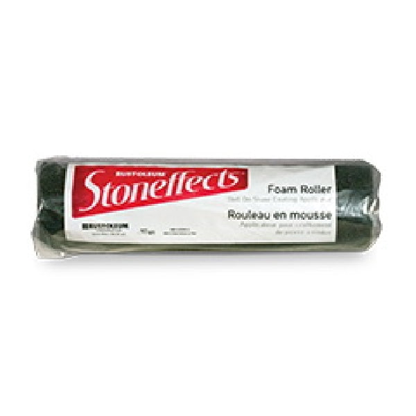 RUST-OLEUM Stoneffects 250945 Foam Roller, 9-1/2 in L, Foam Cover, Black