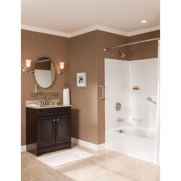 Moen Banbury Series Y2686BN Towel Ring, 6 in Dia Ring, 22 lb, Aluminum/Zinc, Brushed Nickel, Screw Mounting