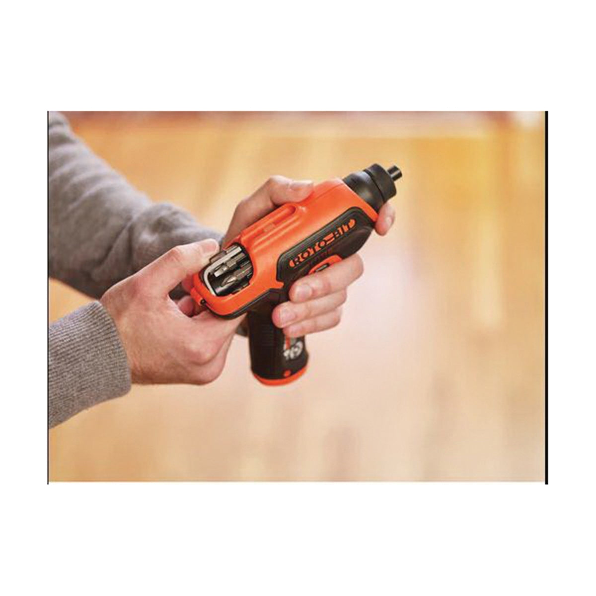 Black+Decker BDCS50C Screwdriver, Battery Included, 4 V, 1.4 Ah, 1/4 in Chuck, Hex Chuck