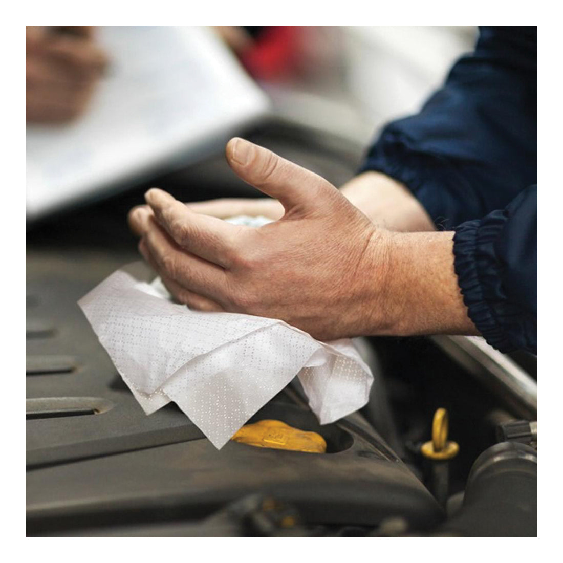 Tub O'Towels TW90 Heavy-Duty Cleaning Wipes, 12 in L, 10 in W, Light Citrus