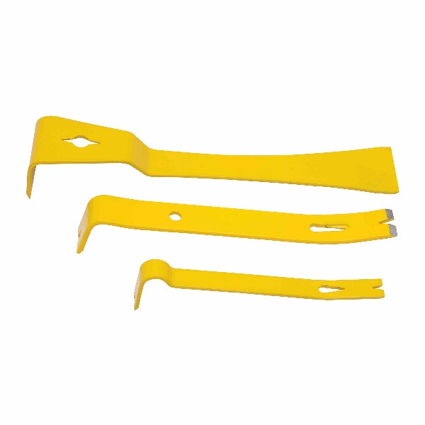 STANLEY STHT55135 Pry Bar Set, 3-Piece, HCS, Yellow, Powder-Coated