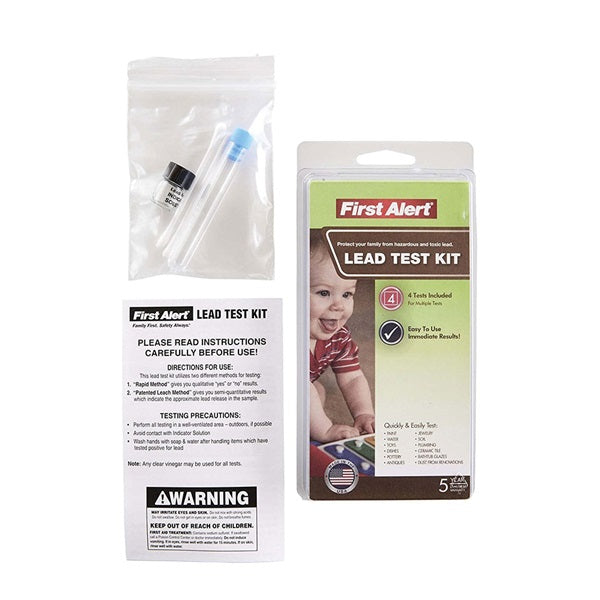 FIRST ALERT LT1 Lead Test Kit, Premium, Lead