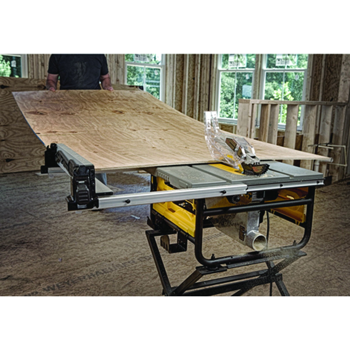 DeWALT DWE7480 Table Saw, 120 VAC, 15 A, 10 in Dia Blade, 5/8 in Arbor, 24 in Rip Capacity Right, 4800 rpm Speed