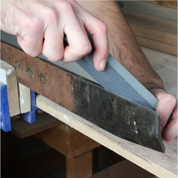 Gator 6063 Combination Sharpening Stone, 4 in L, 1-3/4 in W, 5/8 in Thick, Coarse/Medium, Silicone Carbide Abrasive