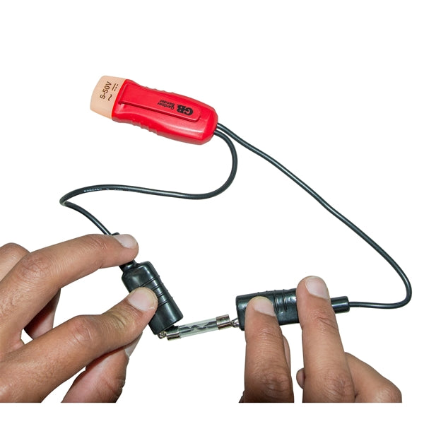 GB GET-3202 Twin Probe Circuit Tester, 5 to 50 V, Functions: Voltage, Red