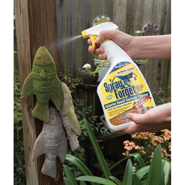 Spray & Forget SFPMCS-6 Cleaner, 32 oz, Liquid, Mild Citrus, Light Orange