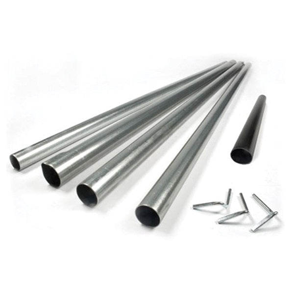 HEATH MP-15-4 Telescoping House Pole, 15 ft H, Steel