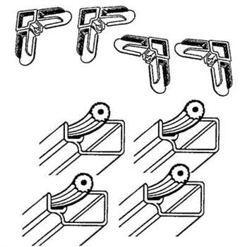 Make-2-Fit PL 7808 Screen Frame Kit, 5 ft L x 3/4 in W Dimensions, Aluminum, Bronze, 10-Piece
