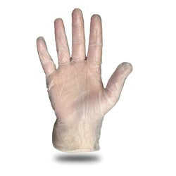 BOSS 1UP1204DX Seamless Gloves, XL, Vinyl, Powdered, Clear, 10 in L