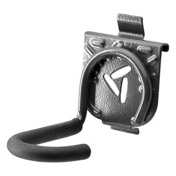 GLADIATOR GAWUXXVBRH Vertical Bike Hook, 30 lb, Steel, Granite, Powder-Coated