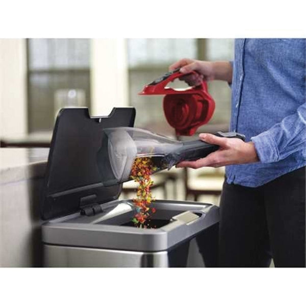 Black+Decker HLVA320J26 Hand Vacuum, 10.8 V Battery, Lithium-Ion Battery, 2 Ah, Red Chilli Housing