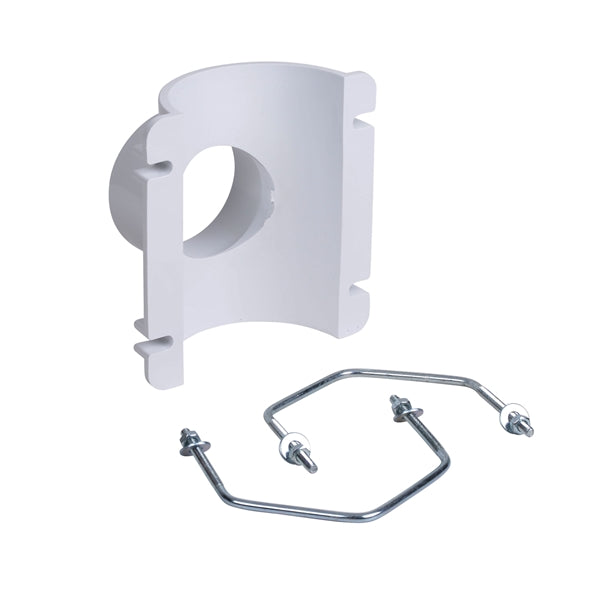 Oatey 43793 Saddle Tee Kit, 4 x 3 in Connection, Tee/Wye, PVC, Black/White