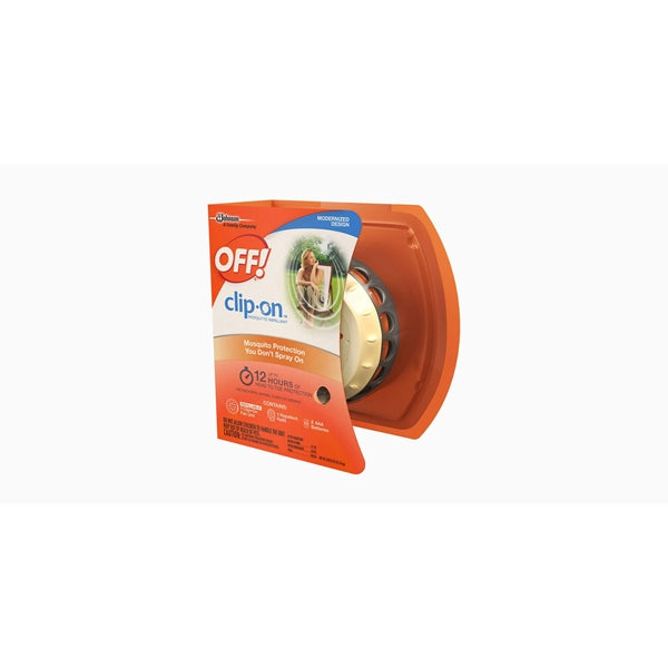 OFF! Clip-On 71703 Mosquito Repellent, 0.016 oz, Liquid, White