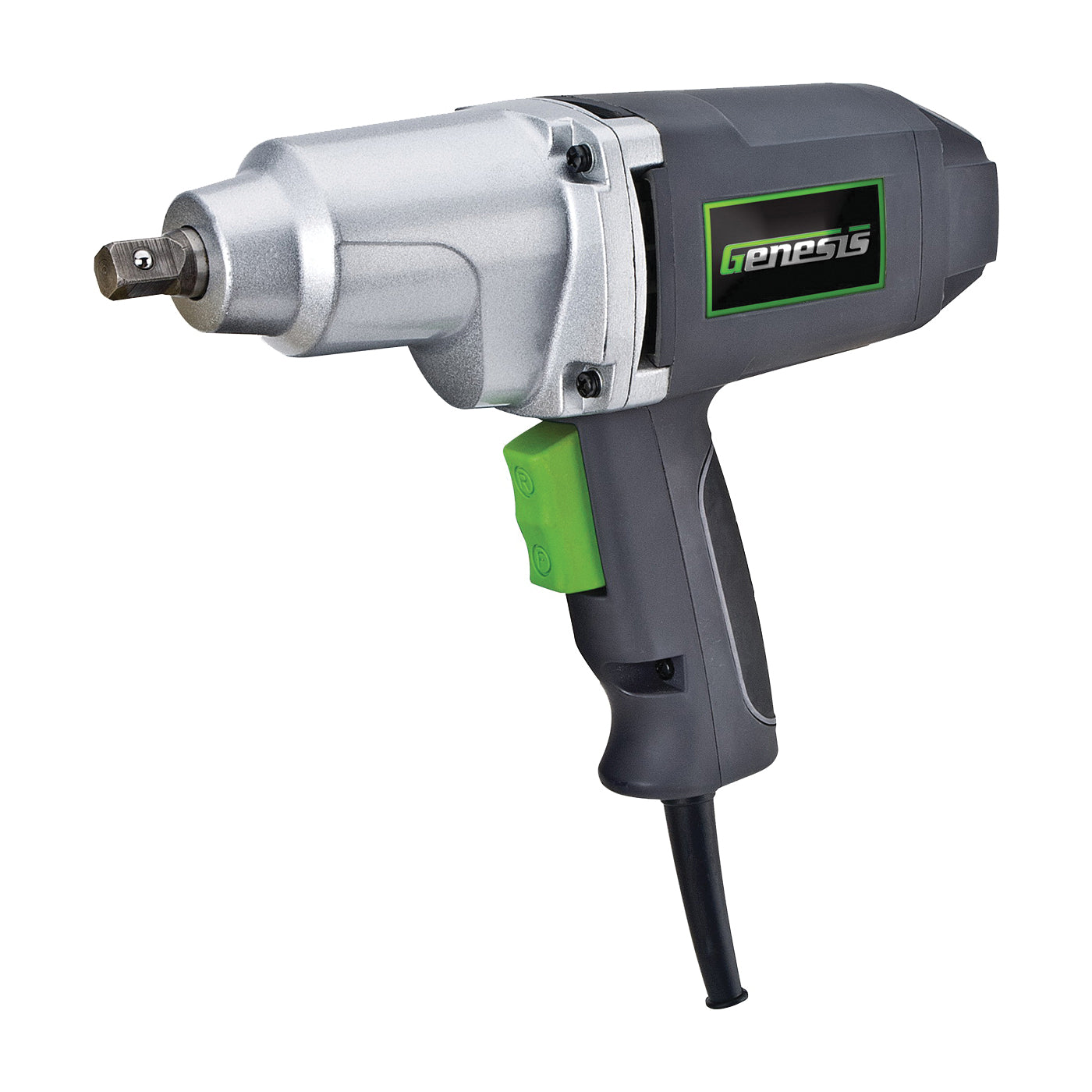 Genesis GIW3075K Impact Wrench Kit, 7.5 A, 1/2 in Drive, Square Drive, 0 to 2700 ipm, 0 to 2100 rpm Speed