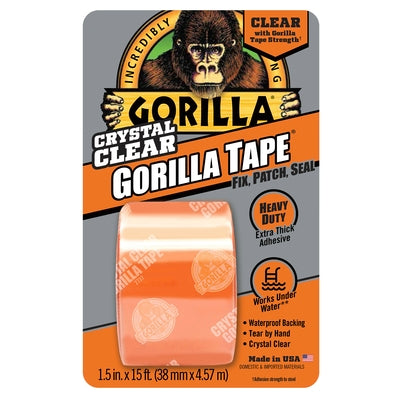 Gorilla 6027002 Tape, 9 yd L, 1-7/8 in W