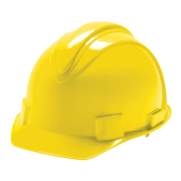 JACKSON SAFETY 3013370 Hard Hat, 11 x 9-1/2 x 8-1/2 in, 4-Point Suspension, HDPE Shell, Yellow, Class: C, E, G