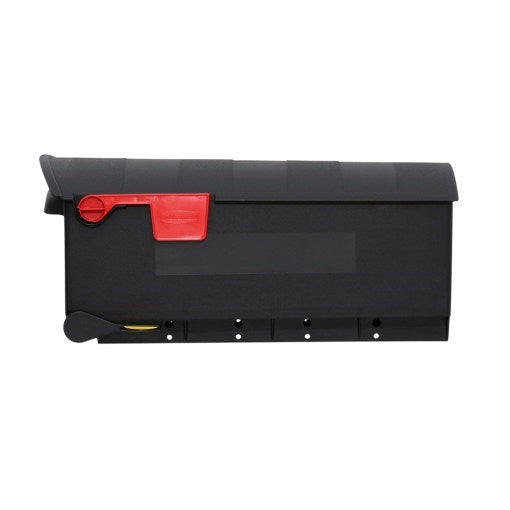Gibraltar Mailboxes Patriot Series GMB515B01 Rural Mailbox, 1200 cu-in Capacity, Plastic, 12.4 in W, 21.3 in D, Black