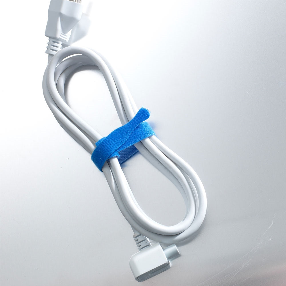 VELCRO Brand One Wrap 90438 Fastener, 1/2 in W, 8 in L, Nylon/Polypropylene