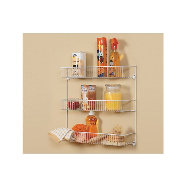 ClosetMaid 8002 Wall Rack, Steel, White