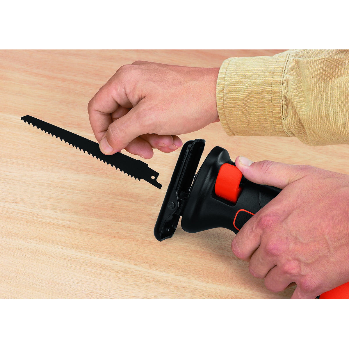 Black+Decker RS500K Reciprocating Saw, 8.5 A, 1-1/8 in L Stroke, 2400 spm