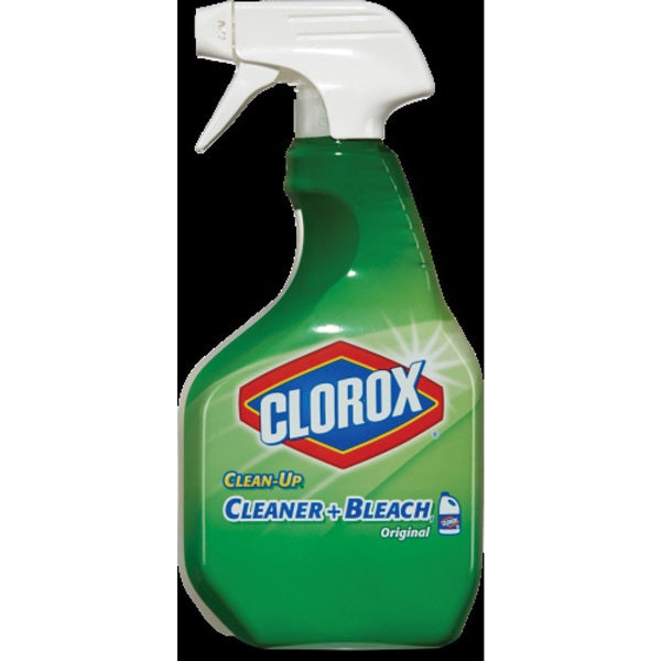 Clorox Clean-Up 01204 Cleaner Plus Bleach, 32 oz Bottle, Liquid, Bleach, Yellow