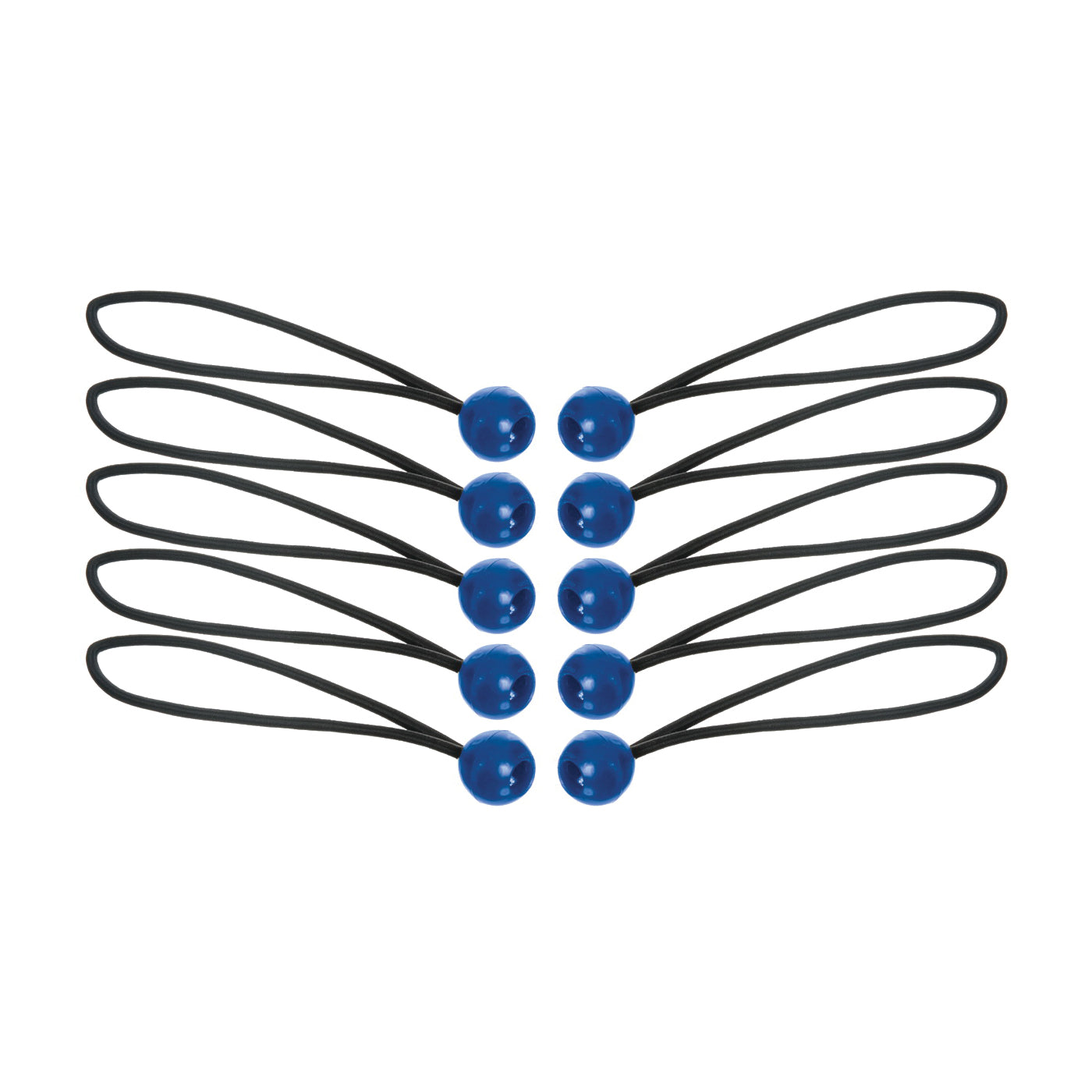 KEEPER 06344 Bungee Cord, 5/32 in Dia, 12 in L, Rubber, Toggle Ball End