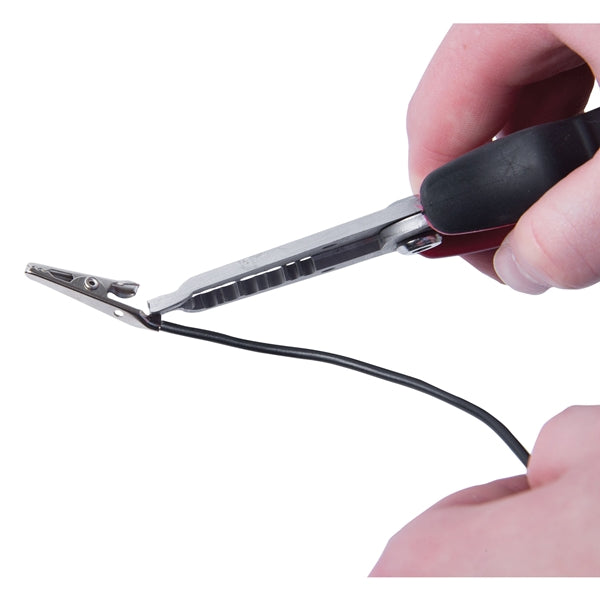 GB 14-075 Alligator Clip, 22 to 14 AWG Wire, Silver