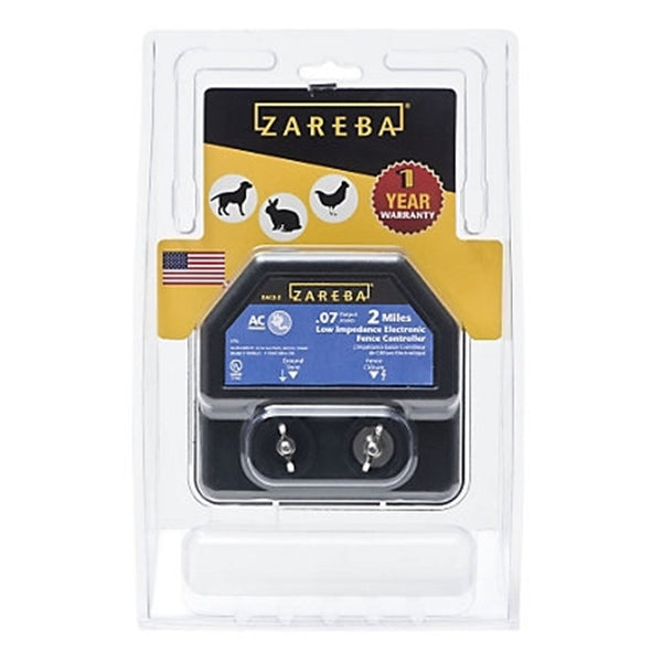 Zareba EA2M-Z Electric Fence Charger, 0.07 J Output Energy, 110/120 V