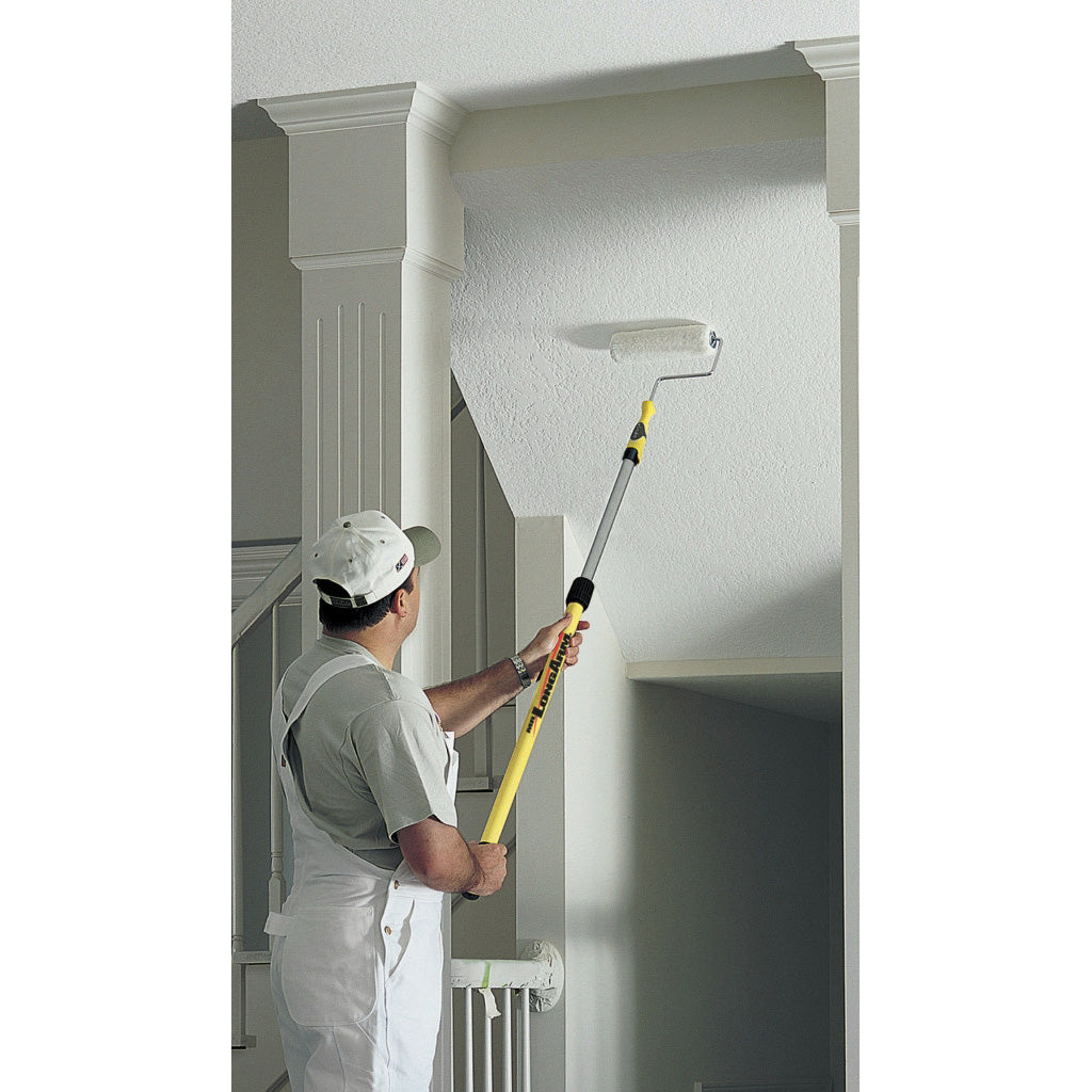 Mr. LongArm Alumiglass 6504 Extension Pole, 1-1/4 in Dia, 2.1 to 3.6 ft L, Aluminum, Fiberglass Handle