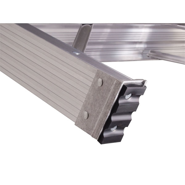 WERNER 310 Step Ladder, 10 ft H, Type IA Duty Rating, Aluminum, 300 lb