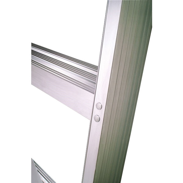 WERNER 310 Step Ladder, 10 ft H, Type IA Duty Rating, Aluminum, 300 lb