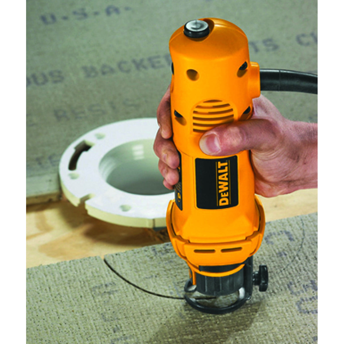 DeWALT DW660 Cut-Out Tool, 5 A, 1 in Cutting Capacity, 1/8, 1/4 in Chuck, Collet Chuck, 30,000 rpm Speed