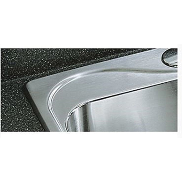 Sterling Southhaven Series 11402-4-NA Kitchen Sink, 4-Faucet Hole, 22 in OAW, 8 in OAD, 33 in OAH, Stainless Steel