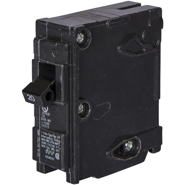 Siemens MP115 Circuit Breaker with Insta-Wire, Type MP-T, 15 A, 1 -Pole, 120/240 V, Non-Interchangeable Trip