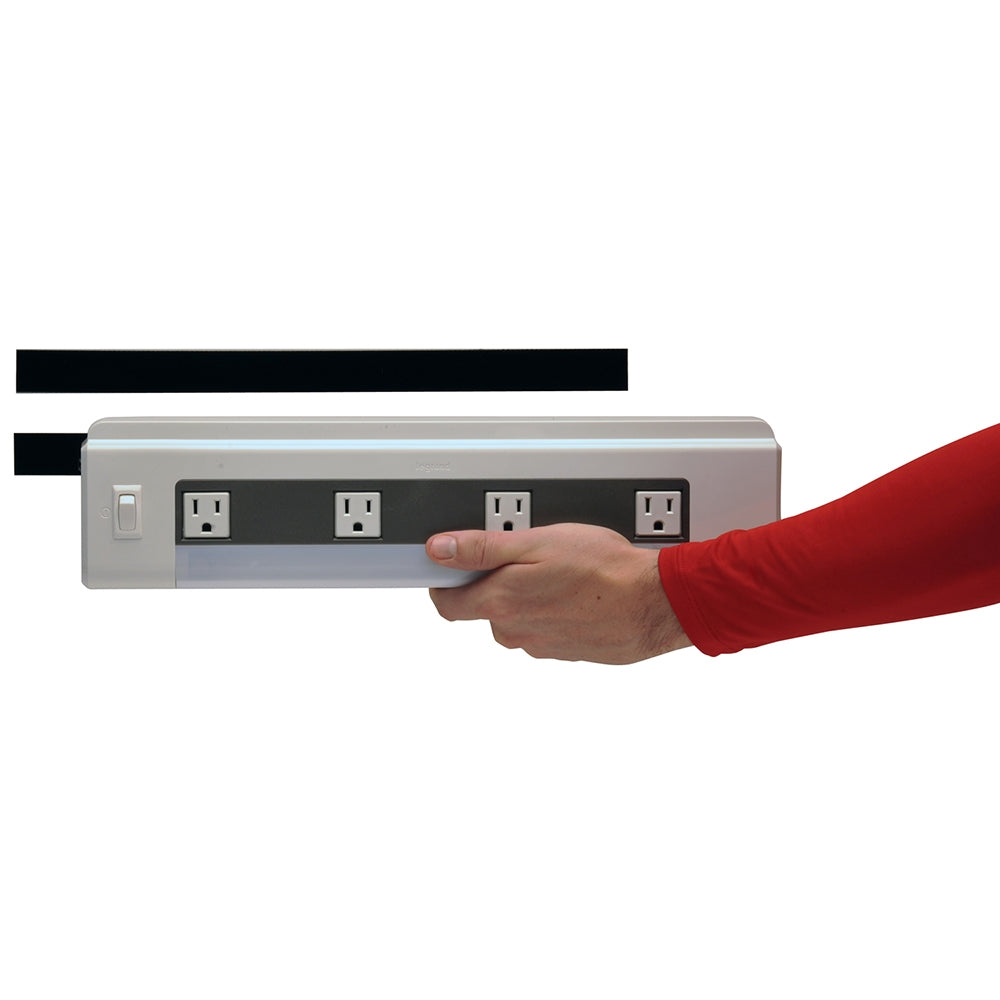 VELCRO Brand 90087 Fastener, 3/4 in W, 5 ft L, Nylon, White, 5 lb, Rubber Adhesive