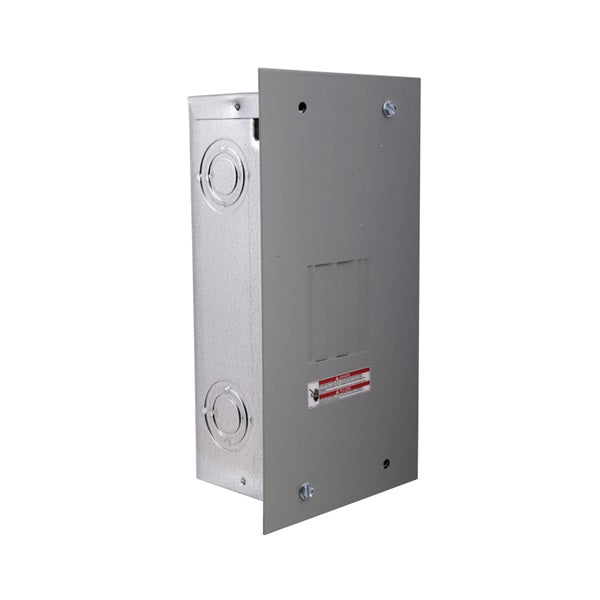 Cutler-Hammer BR BR24L70FP Load Center, 70 A, 2 -Space, 4 -Circuit, Main Lug, NEMA 1 Enclosure, Flush Mounting