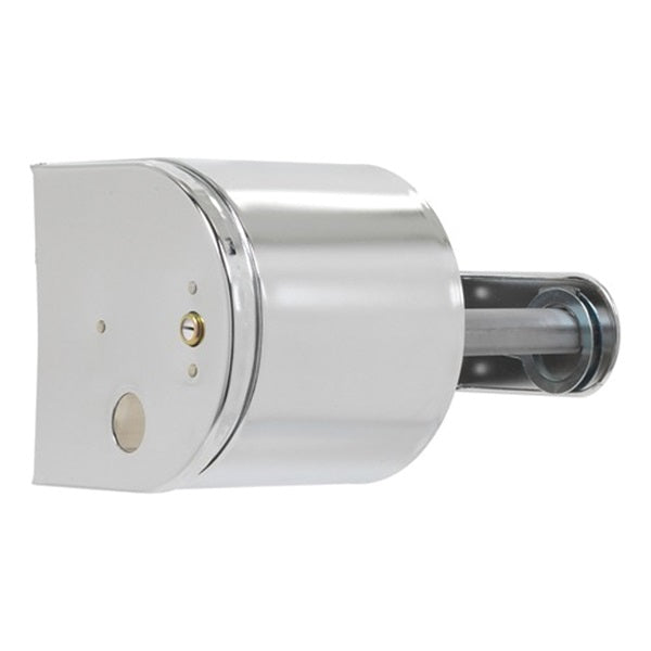 NORTH AMERICAN PAPER 57320 Tissue Dispenser, 4-1/2 in W Roll, 5 in Dia Roll, Steel, Chrome