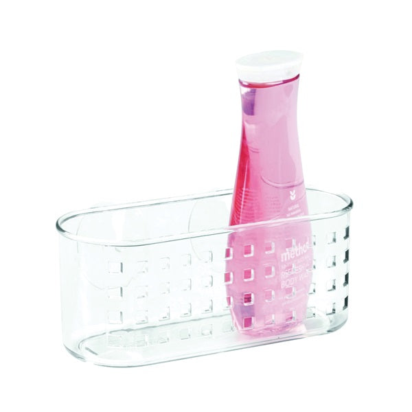 iDESIGN 41600 Shower Caddy, Plastic, 5.2 in OAW, 4.3 in OAH, 10.2 in OAD