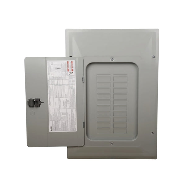 Cutler-Hammer BR BR2024L125G Load Center, 125 A, 20 -Space, 24 -Circuit, Main Lug, NEMA 1 Enclosure, Plug Mounting