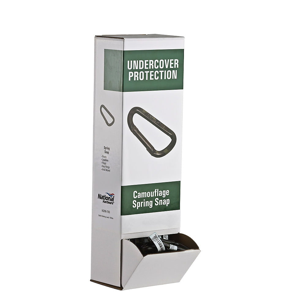 National Hardware TP3113BC Series N266-783 Spring Snap, 150 lb Working Load, Aluminum, Camouflage